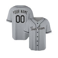 Personalized Chicago Gray Baseball Jersey – Custom Name & Number, Kids & Adults-4