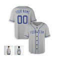 Personalized Chicago Gray Baseball Jersey – Custom Name & Number, Kids & Adults-4