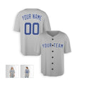 Personalized Chicago Gray Baseball Jersey – Custom Name & Number, Kids & Adults-5