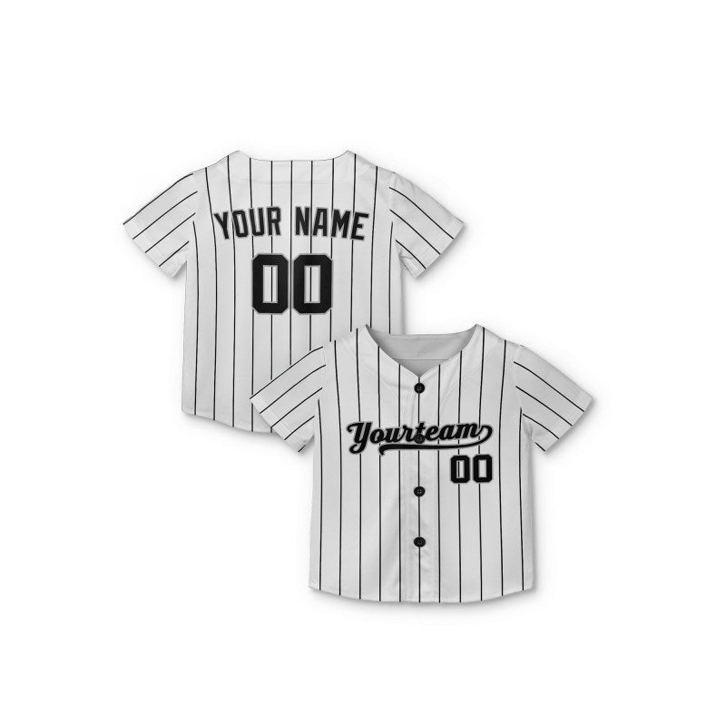 Personalized Chicago White Baseball Jersey – Custom Name & Number, Kids & Adults-3