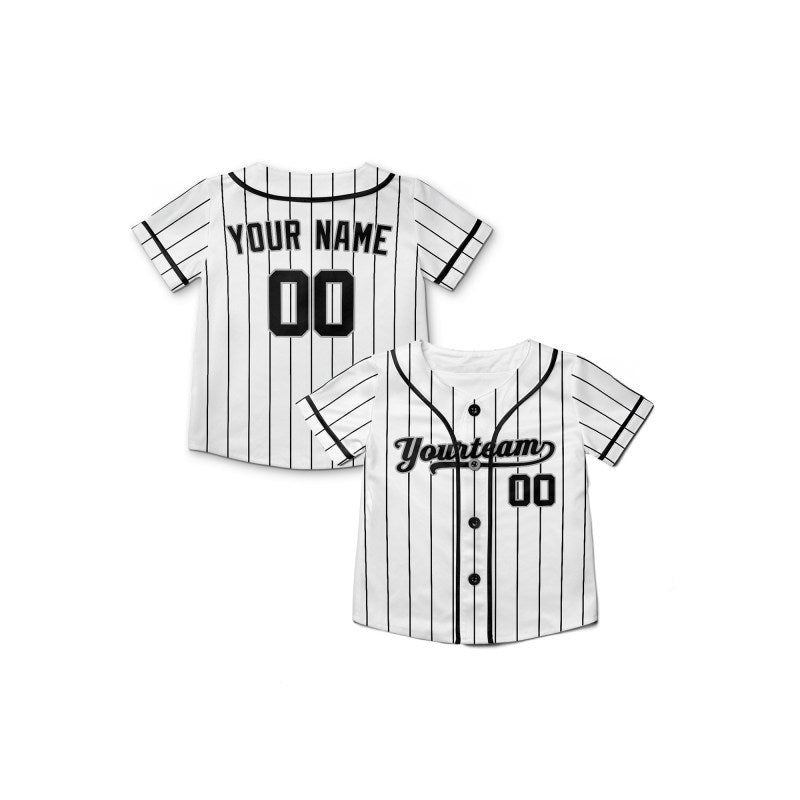 Personalized Chicago White Baseball Jersey – Custom Name & Number, Kids & Adults-4