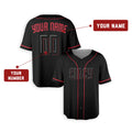 Personalized Cincinnati Baseball Jersey – Black City Style, Custom Name & Number for Kids & Adults-2