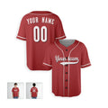 Personalized Cincinnati Red Baseball Jersey – Custom Name & Number, Kids & Adults-7