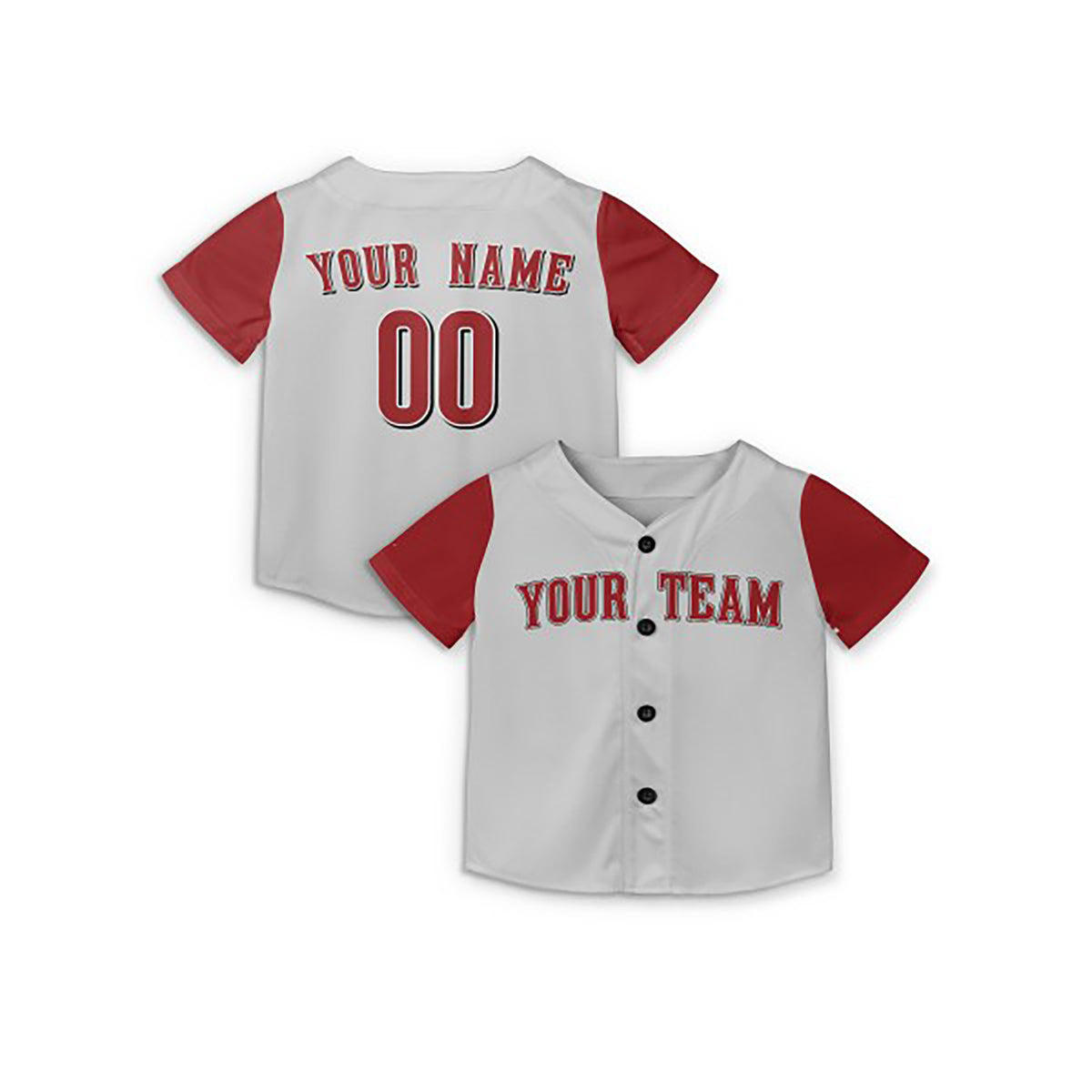 Personalized Cincinnati White Red Baseball Jersey – Custom Name & Number-5