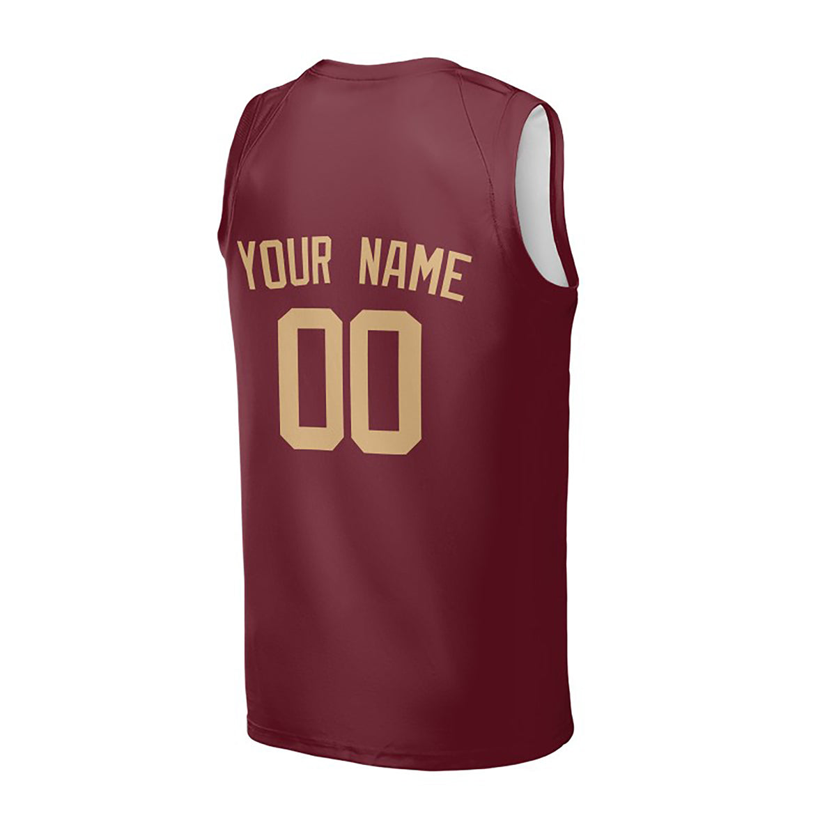 Personalized Cleveland Basketball Jersey – Wine Red Classic Style, Custom Name & Number for Kids, Youth & Adults-4