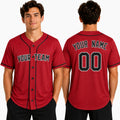 Personalized Cleveland Red Baseball Jersey – Custom Name & Number, Kids & Adults-1