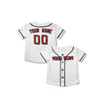 Personalized Cleveland White Baseball Jersey – Custom Name & Number, Kids & Adults-8