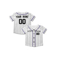 Personalized Colorado White Baseball Jersey – Custom Name & Number, Kids & Adults-8