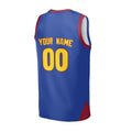 Personalized Denver Basketball Jersey – Blue Bold Athletic Style, Custom Name & Number for Kids, Youth & Adults-4