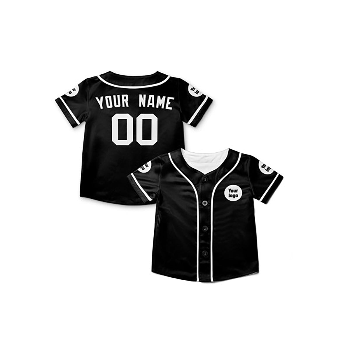 Personalized Detroit Baseball Jersey – Black Alternate Style, Custom Name & Number for Kids & Adults-8