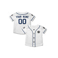 Personalized Detroit Baseball Jersey – White Fan-Inspired Style, Custom Name & Number for Kids & Adults-8