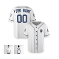 Personalized Detroit Baseball Jersey – White Fan-Inspired Style, Custom Name & Number for Kids & Adults-4