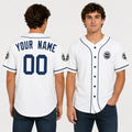 Personalized Detroit Baseball Jersey – White Fan-Inspired Style, Custom Name & Number for Kids & Adults-1
