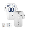 Personalized Detroit Baseball Jersey – White Fan-Inspired Style, Custom Name & Number for Kids & Adults-5