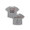 Personalized Detroit Gray Baseball Jersey – Custom Name & Number, Kids & Adults-7