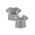 Personalized Detroit Gray Baseball Jersey – Custom Name & Number, Kids & Adults-8