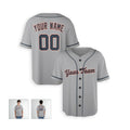 Personalized Detroit Gray Baseball Jersey – Custom Name & Number, Kids & Adults-4