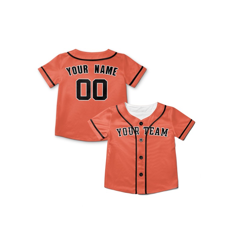Personalized Detroit Orange Heritage Baseball Jersey – Custom Name & Number-8
