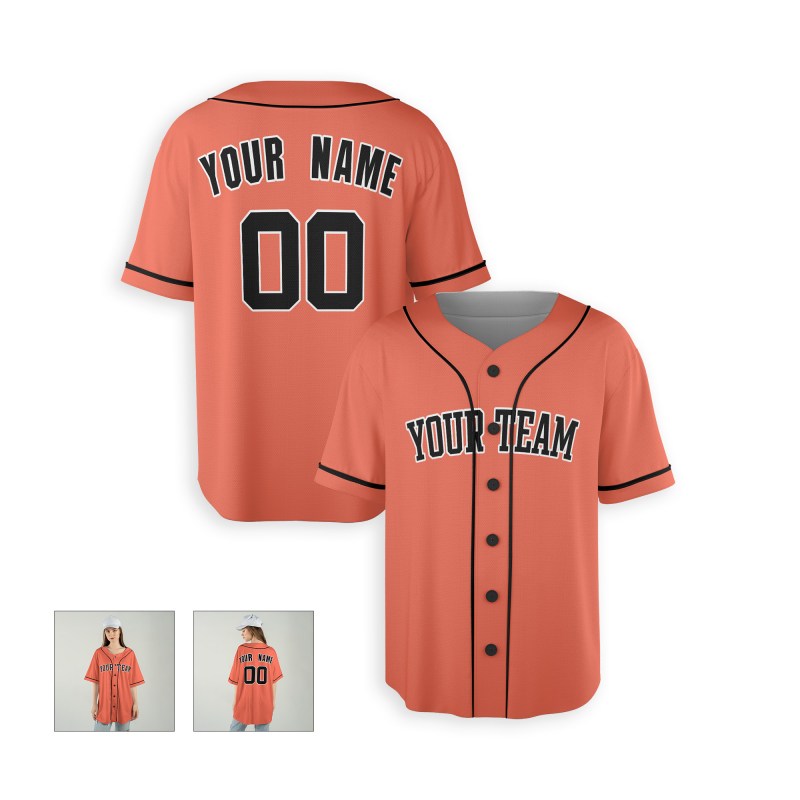 Personalized Detroit Orange Heritage Baseball Jersey – Custom Name & Number-6