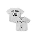Personalized Detroit White Baseball Jersey – Custom Name & Number, Kids & Adults-7