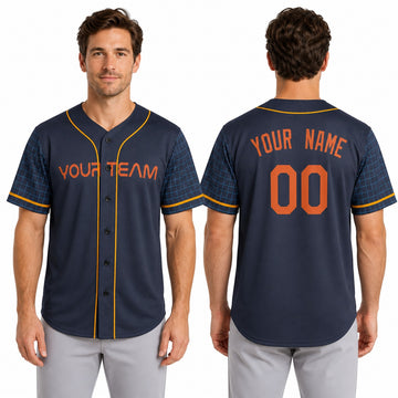 Personalized Houston Navy City Baseball Jersey – Custom Name & Number-1