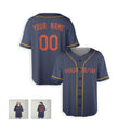 Personalized Houston Navy City Baseball Jersey – Custom Name & Number-6