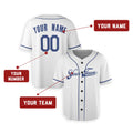 Personalized Kansas City Baseball Jersey – White Fan-Inspired Style, Custom Name & Number for Kids & Adults-2