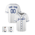 Personalized Kansas City Baseball Jersey – White Fan-Inspired Style, Custom Name & Number for Kids & Adults-5