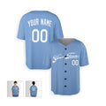 Personalized Kansas City Light Blue Baseball Jersey – Custom Name & Number-3
