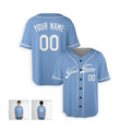Personalized Kansas City Light Blue Baseball Jersey – Custom Name & Number-4