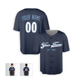 Personalized Kansas City Navy City Baseball Jersey – Custom Name & Number-3