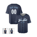 Personalized Kansas City Navy City Baseball Jersey – Custom Name & Number-4