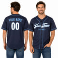 Personalized Kansas City Navy City Baseball Jersey – Custom Name & Number-1