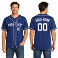 Personalized Kansas City Royal Blue Baseball Jersey – Custom Name & Number-1