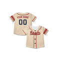 Personalized Los Angeles Baseball Jersey – Cream City-Inspired Style, Custom Name & Number for Kids & Adults-7