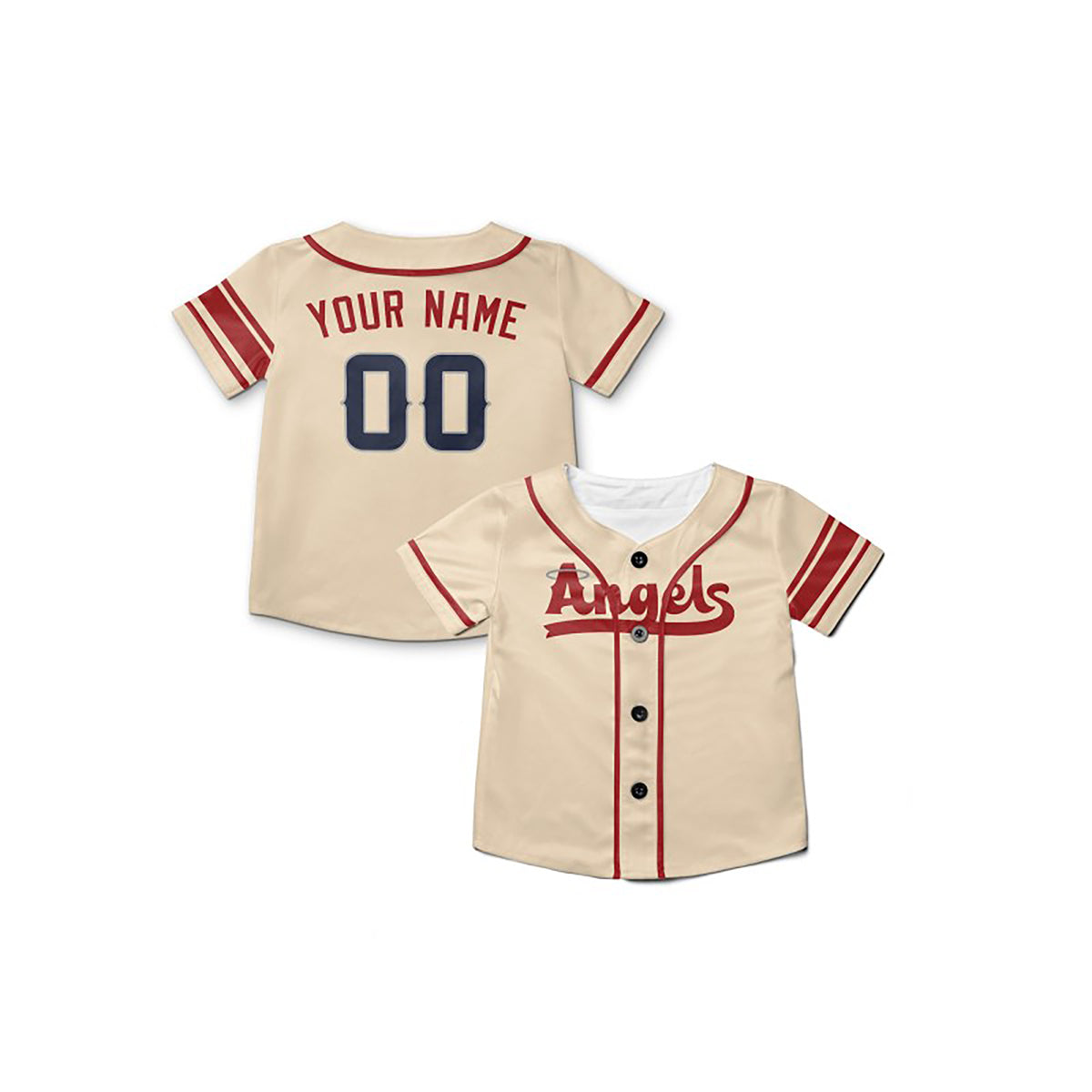 Personalized Los Angeles Baseball Jersey – Cream City-Inspired Style, Custom Name & Number for Kids & Adults-7