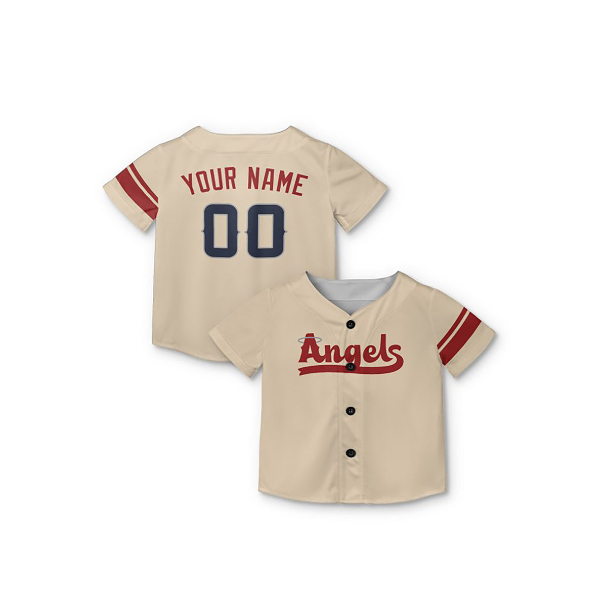 Personalized Los Angeles Baseball Jersey – Cream City-Inspired Style, Custom Name & Number for Kids & Adults-8