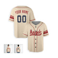 Personalized Los Angeles Baseball Jersey – Cream City-Inspired Style, Custom Name & Number for Kids & Adults-4