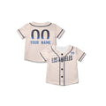 Personalized Los Angeles Baseball Jersey – Cream City Style, Custom Name & Number for Kids & Adults-8