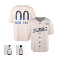 Personalized Los Angeles Baseball Jersey – Cream City Style, Custom Name & Number for Kids & Adults-3