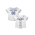 Personalized Los Angeles Baseball Jersey – White Home-Inspired Style, Custom Name & Number for Kids & Adults-8