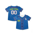 Personalized Los Angeles Blue Baseball Jersey – Custom Name & Number, Kids & Adults-6
