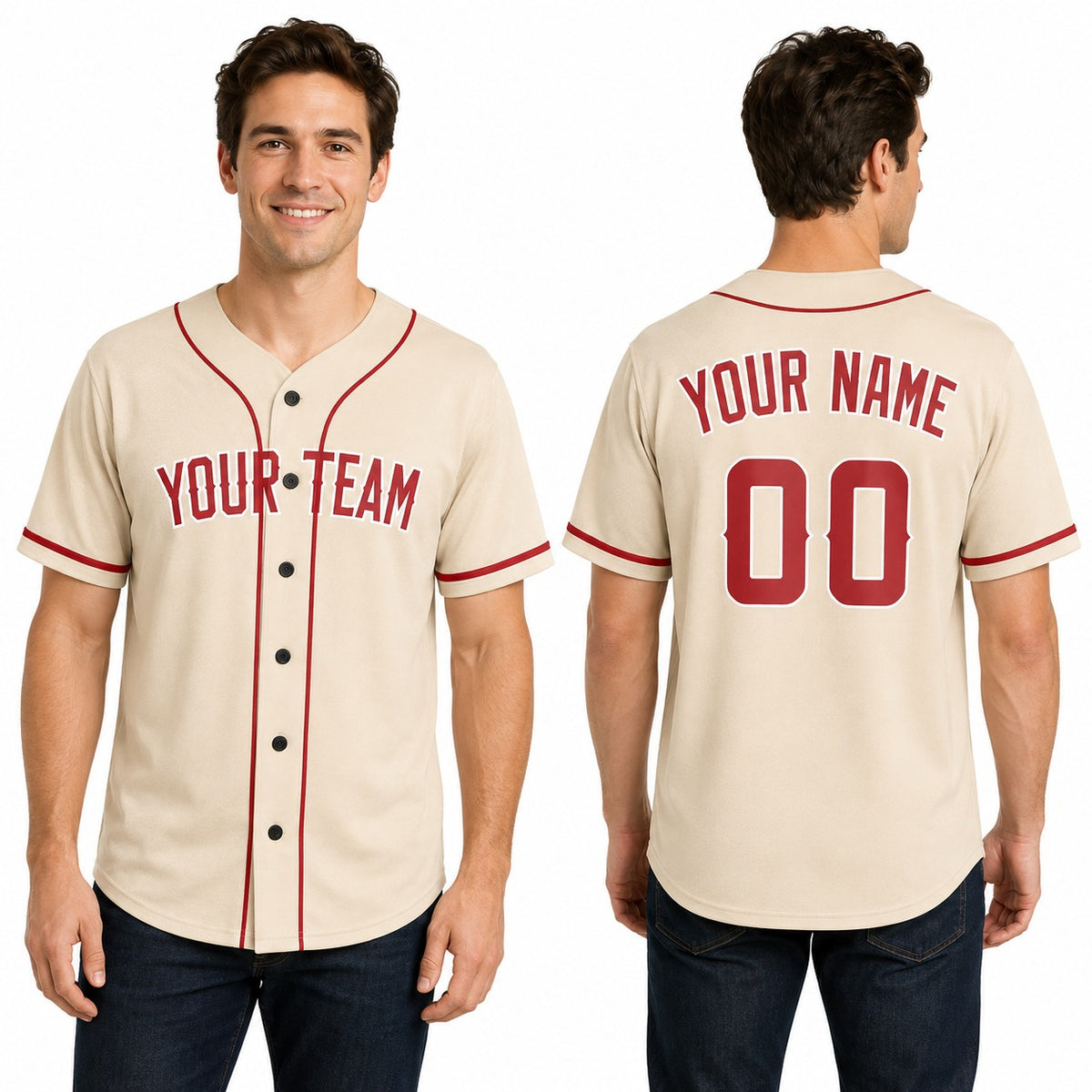 Personalized Los Angeles Cream City Baseball Jersey – Custom Name & Number-1
