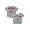 Personalized Los Angeles Gray Baseball Jersey – Custom Name & Number, Kids & Adults-8
