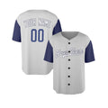 Personalized Los Angeles Gray Baseball Jersey – Custom Name & Number, Kids & Adults-3
