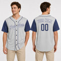 Personalized Los Angeles Gray Baseball Jersey – Custom Name & Number, Kids & Adults-1