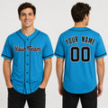 Personalized Miami Baseball Jersey – Sky Blue Alternate Style, Custom Name & Number for Kids & Adults-1