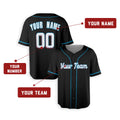 Personalized Miami Black Baseball Jersey – Custom Name & Number, Kids & Adults-2