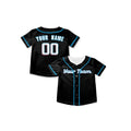 Personalized Miami Black Baseball Jersey – Custom Name & Number, Kids & Adults-8