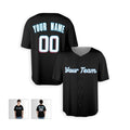 Personalized Miami Black Baseball Jersey – Custom Name & Number, Kids & Adults-3